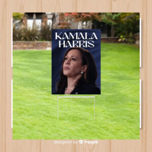 Official Kamala Harris Yard Sign