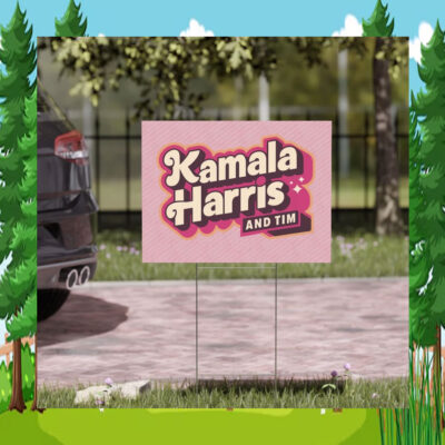 Official Kamala Harris and Tim Yard Sign