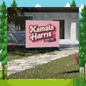 Official Kamala Harris and Tim Yard Sign