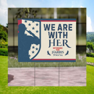 Official Veteran for Harris '24 Yard Signs