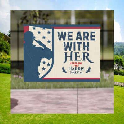 Official Veteran for Harris '24 Yard Signs