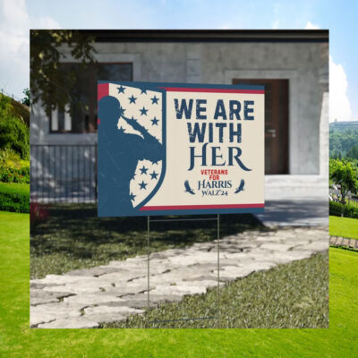 Official Veteran for Harris '24 Yard Signs