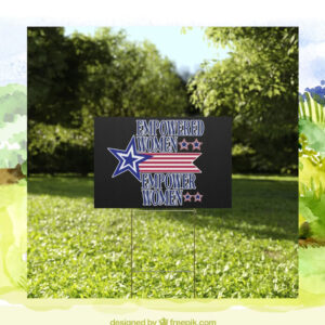Official Vote Harris Walz Yard Sign