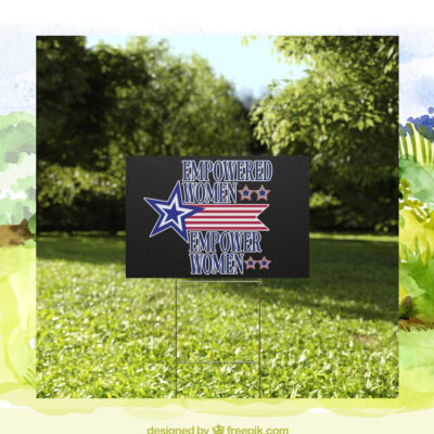 Official Vote Harris Walz Yard Sign