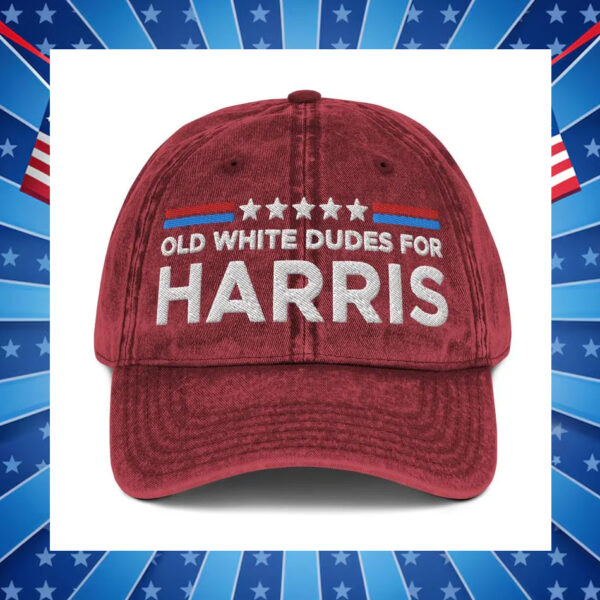 Old White Dudes For Harris Hat