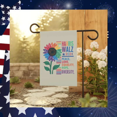 Patriotic Kamala Harris House Flag