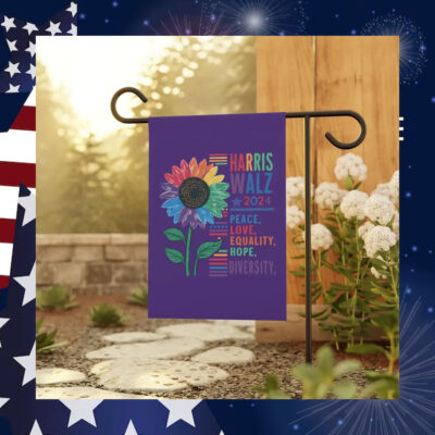 Patriotic Kamala Harris House Flag