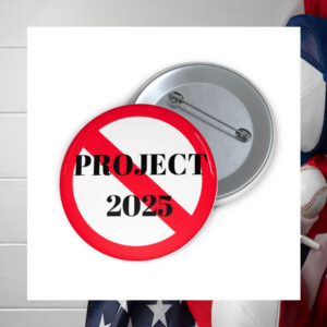 Project 2025, Gift for her, him, Freedom pin, Button