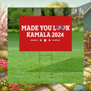 Red White And Blue Kamala 2024 Yard Signs