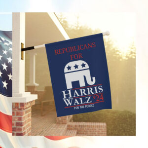 Republicans For Harris Walz 2024 Garden Flag