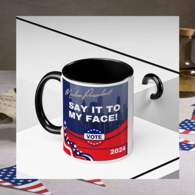 Ridin With Harris, Madam President, Kamala Harris Mug