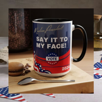 Ridin With Harris, Madam President, Kamala Harris Mug