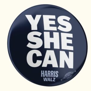 Yes She Can Buttons 2-Pack