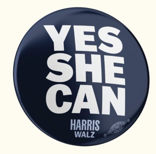Yes She Can Buttons 2-Pack