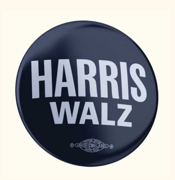 Harris Walz 24 Buttons