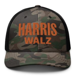 Custom Embroidered Camo Dad Hat