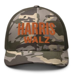 Custom Embroidered Camo Dad Hat