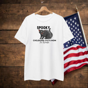 Spooky Cat Ladies For Kamala, Childless Cat Moms for Kamala T-Shirt