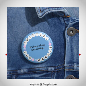 Swifties for Harris Button