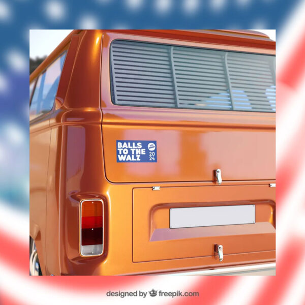 TIM WALZ Kamala Harris Bumper Sticker