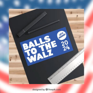 TIM WALZ Kamala Harris Bumper Sticker