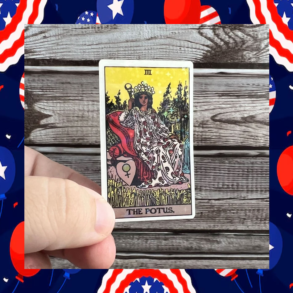 The POTUS Tarot Card Sticker