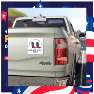 These Boots Are Made For Walz'in Harris Walz Car Magnet