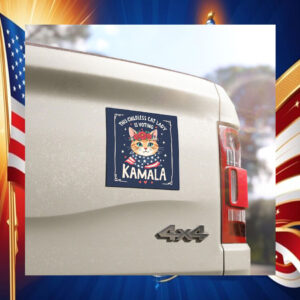 This Childless Cat Lady Is Voting Kamala Car Magnet