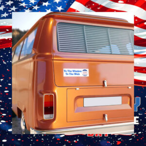 To The Window To The Walz Vote Kamala Harris Sticker