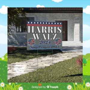 Unique Harris Walz 2024 Yard Signs