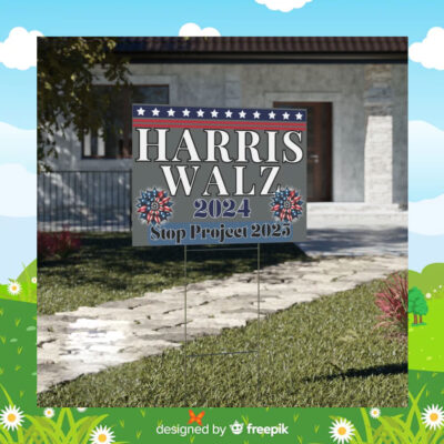 Unique Harris Walz 2024 Yard Signs