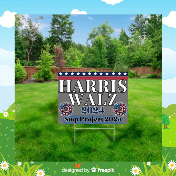 Unique Harris Walz 2024 Yard Signs