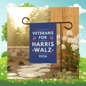 Veterans for Harris Walz Flag
