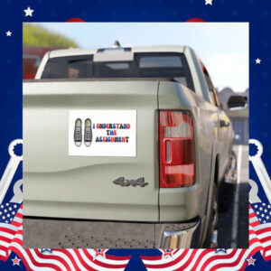 Vote Blue I Understand the Assignment Car Magnets