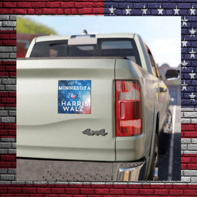 Vote Blue Minnesota Harris Walz Car Magnet