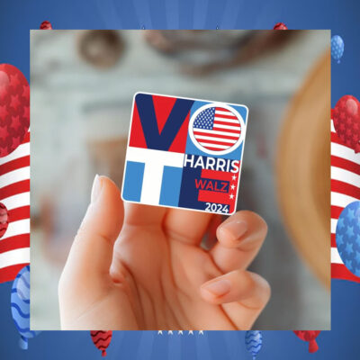 Vote Harris Walz Sticker