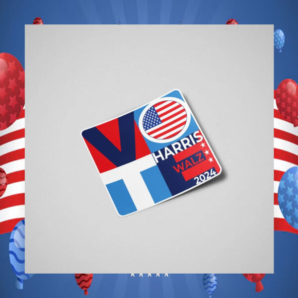 Vote Harris Walz Sticker