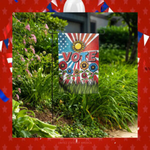 Vote Harris Walz Yard Flag