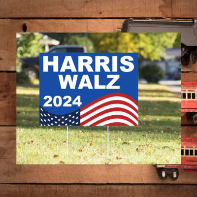 Vote Harris Walz Yard Sign