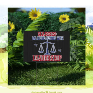 Vote Harris Walz Yard Signs