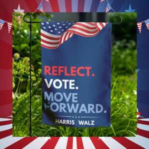 Vote Move Forward Harris Walz Flag