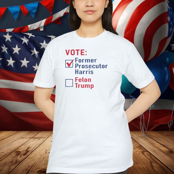 Vote for Harris Shirt, Kamala Harris 2024 Election T-Shirt