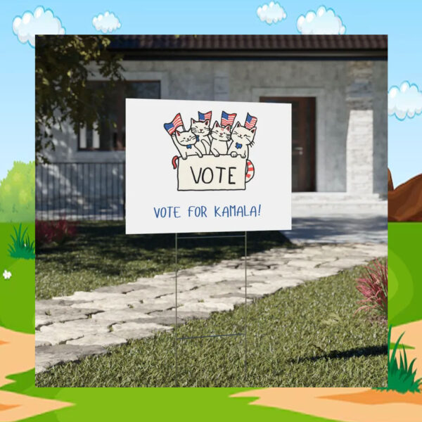 Vote for Kamala Yard Sign