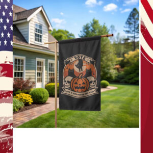 Vote like a Childless Cat Lady Kamala Flag