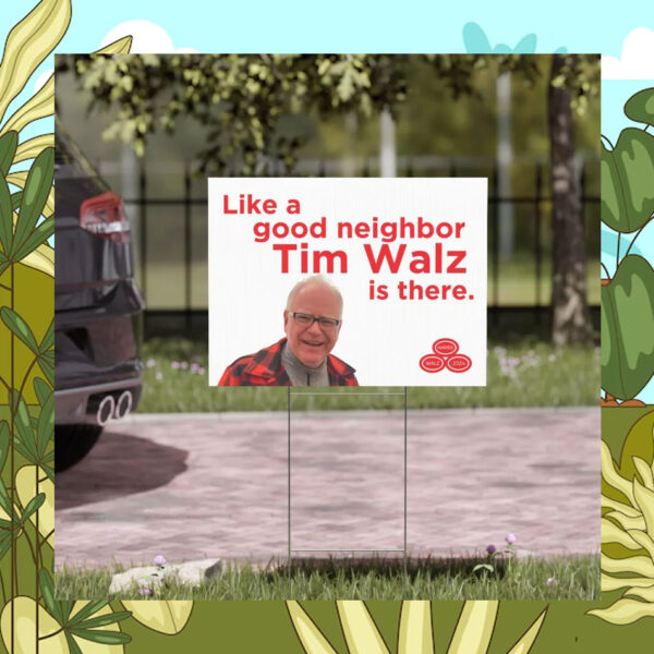Walz Yard Sign, Kamala lawn Sign