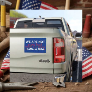 We Are Not Going Back Car Magnet