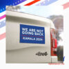 We Are Not Going Back Car Magnets