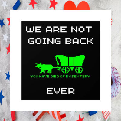 We Are Not Going Back Sticker Kamala Harris Tim Walz