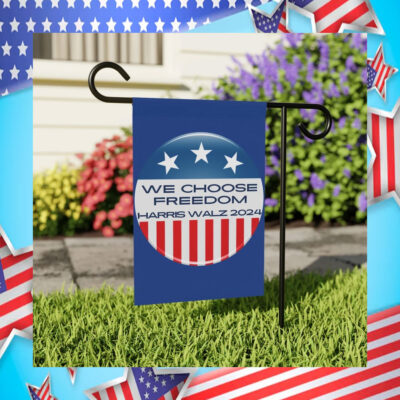 We Choose Freedom Harris Walz 2024 Flag