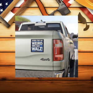 We Go Walz Kamala Harris 2024 Magnetic Bumper Sticker Car Magnet